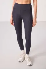 Tommylife Wholesale Polyester Flexible Standard Fit Performance Women's Leggings - 94667 Anthracite
