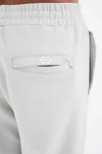 Tommylife Toptan Taş Bağcıklı Ön Dikiş Detaylı Standart Kalıp Erkek Eşofman Alt - 84994