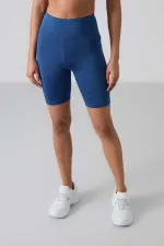 Tommylife Toptan Yüksek Bel Biker Kadın Tayt 91012 Parlament