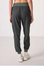 Pantalon femme coupe standard en polyester Tommylife en gros - 94677 kaki