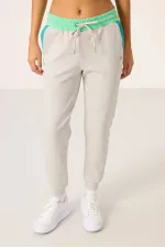 Survêtement à capuche Tommylife pour femme, color block, en gros - 95327