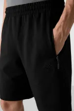 Tommylife Wholesale Standard Fit Basic Men's Shorts 81136 Black