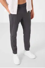 Pantalon chino extensible léger, coupe standard, tissé, Tommylife Wholesale, pour homme, référence 82177, couleur anthracite