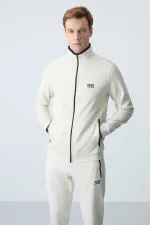 Tommylife Toptan Hugo Rahat Kalıp Jogger Erkek Eşofman Takım 85198 Bej