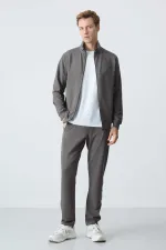 Ensemble de survêtement Tommylife Wholesale Relaxed Fit Basic pour homme 85260 Gris foncé