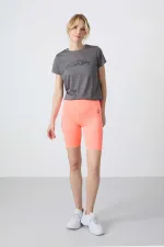 Tommylife Wholesale High Waist Biker Women's Leggings 91013 Baby Pink