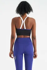 Bustier noir à bretelles fines Tommylife pour femme avec détail au dos - 97254