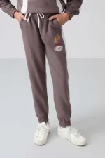 Ensemble de survêtement à capuche oversize pour filles Tommylife (7-15 ans), marron, référence 75166