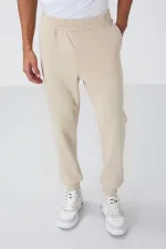 Tommylife Toptan Rahat Kalıp Basic Erkek Eşofman Takım 85262 Bej