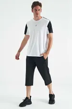 Tommylife Toptan Standart Kalıp Aktif Spor Erkek Kapri 83096 Siyah