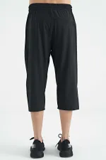 Tommylife Toptan Standart Kalıp Aktif Spor Erkek Kapri 83096 Siyah