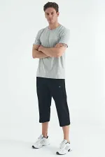 T-shirt basique Tommylife à col rond et coupe standard pour homme, gris clair chiné, référence 87911