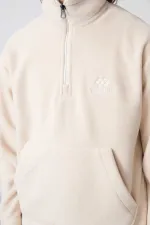 Ensemble de survêtement en polaire à col montant Tommylife Wholesale Serverer Boy, beige, référence 11218