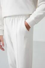 Ensemble de survêtement Tommylife Wholesale pour filles de 3 à 9 ans, col rond, taille oversize, réf. 75145, écru