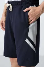 Short basique confort Tommylife pour homme, modèle 81281, bleu marine