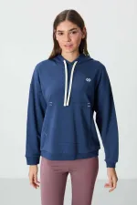 Tommylife Wholesale Hooded Oversize Women's Sweatshirt 97291 Parliament