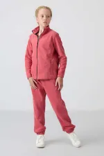 Pantalon de jogging Tommylife pour filles de 7 à 15 ans, coupe standard, référence 75155, rose sauvage.