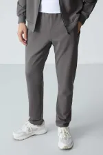 Ensemble de survêtement Tommylife Wholesale Relaxed Fit Basic pour homme 85260 Gris foncé