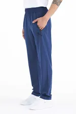 Pantalon de survêtement Tommylife Wholesale Classic Leg Standard Fit à trois poches pour homme 84768 Indigo