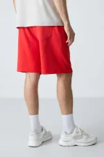 Tommylife Toptan Comfort Fit Basic Erkek Şort 81275 Fiesta