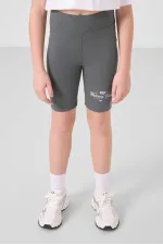 KIZ GARSON TAYT TAKIM T-SHIRT/KISA TAYT Beyaz/Haki