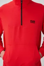 Tommylife Toptan Herbert Standart Kalıp Dik Yaka Erkek Eşofman Takım 85233 Fiesta - Siyah