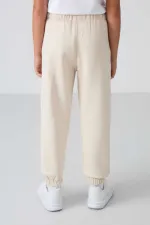 Pantalon de jogging Tommylife Wholesale Waiter Boy, coupe standard, pour garçon, référence 11225, beige.