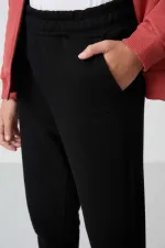 Tommylife Toptan 7-15 Yaş Dik Yaka Erkek Çocuk Eşofman Takımı 11256 Kiremit - Siyah