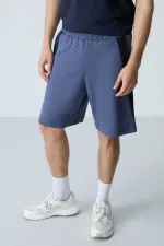 Short basique confort Tommylife pour homme, coloris pétrole, référence 81280 (vente en gros)
