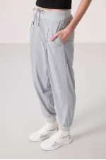 0489 Chemisier en maille à col licou - Biscuit