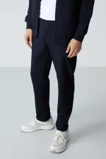 Ensemble de survêtement Tommylife Wholesale Relaxed Fit Basic pour homme 85260 Bleu marine