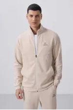 Tommylife Toptan Yüzeyi Dokulu Rahat Form Erkek Eşofman Takım 85273 Bej
