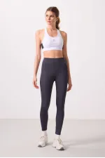 Tommylife Wholesale Polyester Flexible Standard Fit Performance Women's Leggings - 94667 Anthracite
