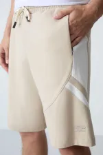 Short basique confort Tommylife pour homme, couleur beige, référence 81281.