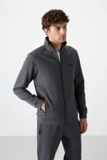 Ensemble de survêtement pour homme Tommylife Wholesale Hugo Relaxed Fit Jogger 85198 Gris foncé