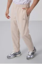 Tommylife Toptan Yüzeyi Dokulu Rahat Form Erkek Eşofman Takım 85273 Bej