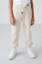 Pantalon de jogging Tommylife Wholesale Waiter Boy, coupe standard, pour garçon, référence 11225, beige.