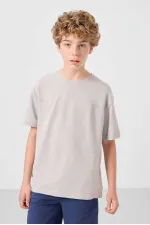 Tommylife Toptan Pamuklu Oversize Fit Dokuma Hafif Esnek Chino Erkek Çocuk Şort Takım 11277 Taş-Parlament