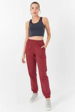 Tommylife Toptan Lacivert Melanj Basic Sıfır Kol Dar Kalıp U Yaka Kadın Crop Top Atlet - 97162
