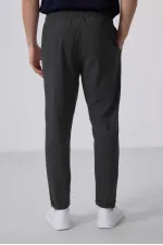 Pantalon chino extensible léger tissé coupe standard Tommylife Wholesale 82175 Anthracite