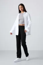 Bas de survêtement Tommylife noir avec poche zippée, coupe confortable, coupe classique, pour femme - 94195