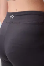 Ensemble de leggings Tommylife Wholesale Cotton à col rond, coupe standard et jambes évasées pour filles, référence 75192, blanc anthracite