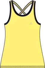 Débardeur de sport sans manches Tommylife Wholesale Lemon Crossbody pour femme, coupe standard - 97094