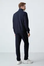 Ensemble de survêtement Tommylife Wholesale Relaxed Fit Basic pour homme 85260 Bleu marine