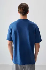 Tommylife Toptan O Yaka Oversize Basic Erkek T-Shirt 88353 Parlament