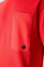 Tommylife Toptan O Yaka Oversize Basic Erkek T-Shirt 88341 Fiesta