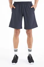 Tommylife Toptan Antrasit Yan Cep Detaylı Lastikli Erkek Şort - 81238