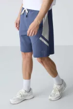 Tommylife Toptan Comfort Fit Basic Erkek Şort 81281 Petrol