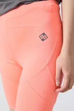 Tommylife Wholesale High Waist Biker Women's Leggings 91013 Baby Pink