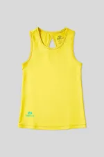 Débardeur de sport femme Tommylife Wholesale Lemon, coupe standard, dos croisé - 97296